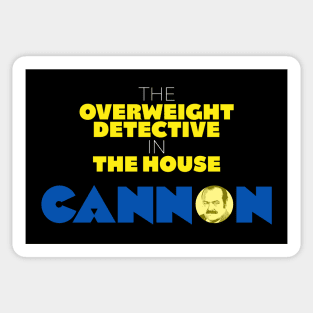 The Overweight Detective in the House Sticker